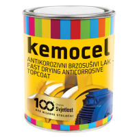 Kemocel - brzosušivi lak 0,75L - bijeli mat