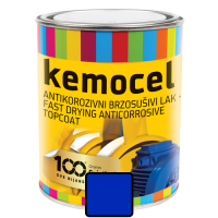 Kemocel - brzosušivi lak 0,75L - plavi