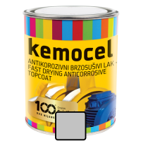 Kemocel - brzosušivi lak 0,75L - srebrni