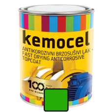 Kemocel - brzosušivi lak 0,75L - zelena