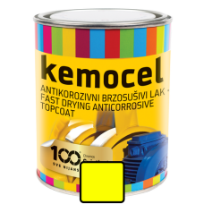 Kemocel - brzosušivi lak 0,75L - žuta